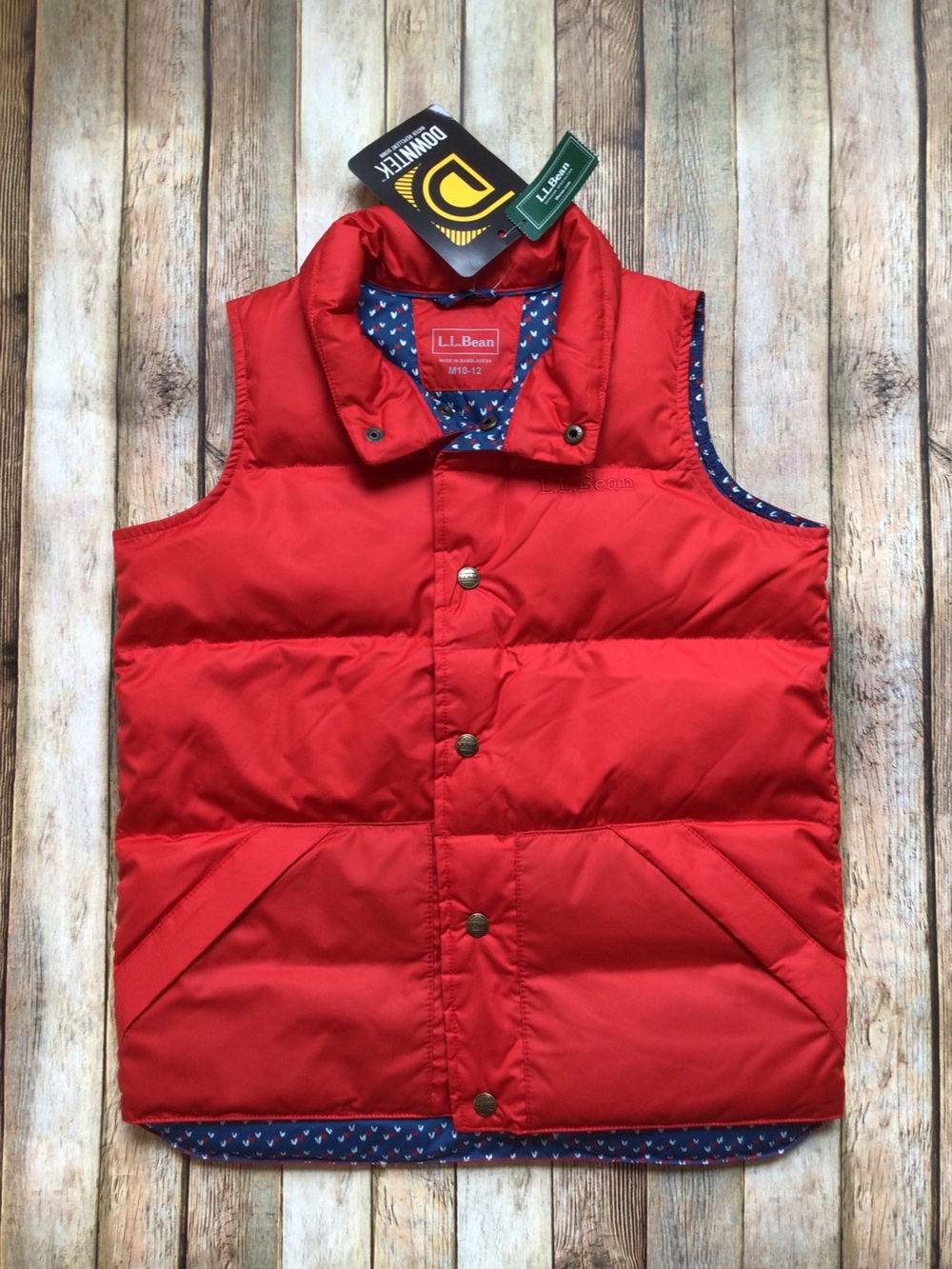 NWT LL Bean Downtek Puffer Vest